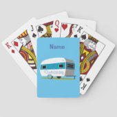 Caravan Camper RV Thunder_Cove Pokerkaarten (Achterkant)