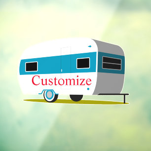 Caravan Camper RV Thunder_Cove Raamsticker