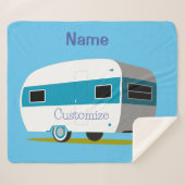 Caravan Camper RV Thunder_Cove Sherpa Deken (Voorkant (horizontaal))