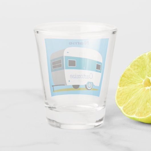 Caravan Camper RV Thunder_Cove Shot Glas (Achterkant)
