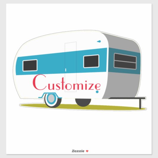 Caravan Camper RV Thunder_Cove Sticker (Vel)