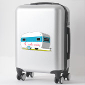 Caravan Camper RV Thunder_Cove Sticker (Koffer)