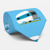 Caravan Camper RV Thunder_Cove Stropdas (Opgerold)