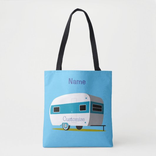 Caravan Camper RV Thunder_Cove Tote Bag (Voorkant)