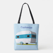 Caravan Camper RV Thunder_Cove Tote Bag (Achterkant)