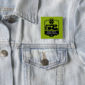 Caravan Camping Business Vierkante Button 5,1 Cm (In situ)