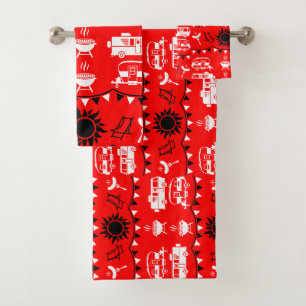 Caravan Camping Decor Bad Handdoek