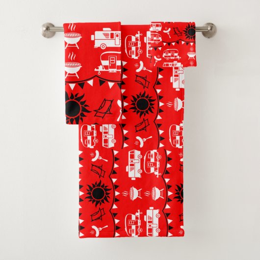 Caravan Camping Decor Bad Handdoek (Insitu)