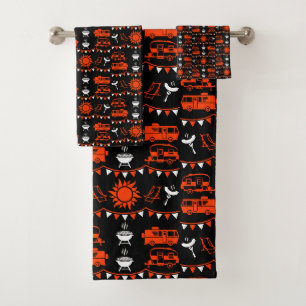 Caravan Camping Decor Bad Handdoek
