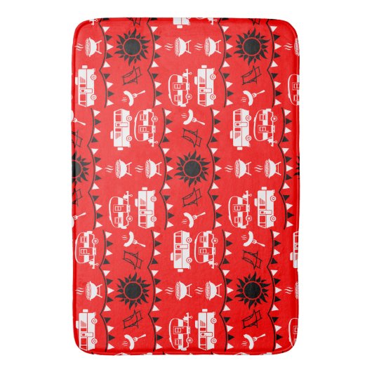 Caravan Camping Decor Badmat (Voorkant Verticaal)