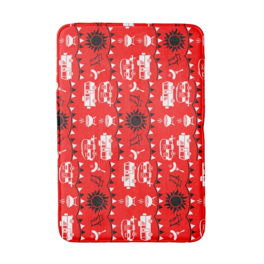 Caravan Camping Decor Badmat (Voorkant Verticaal)