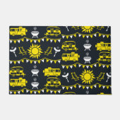 Caravan Camping Decor Deurmat (Voorkant)