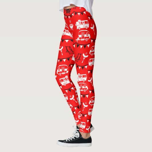 Caravan Camping Decor Leggings (Links)