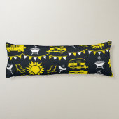 Caravan Camping Decor Lichaamskussen (Achterkant)