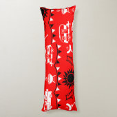 Caravan Camping Decor Lichaamskussen (Achterkant (Verticaal))