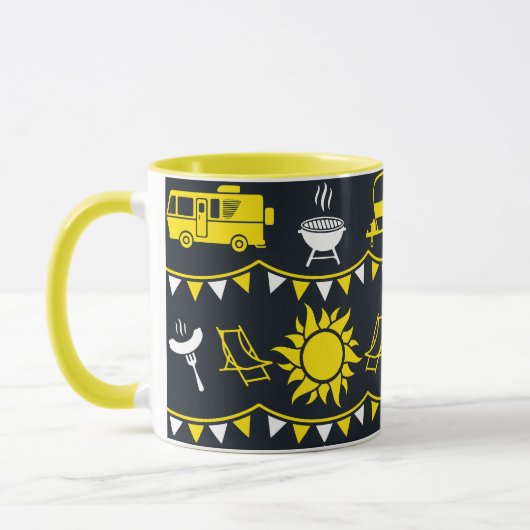 Caravan Camping Decor Mok (Links)