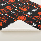 Caravan Camping Decor Sherpa Deken (3/4)