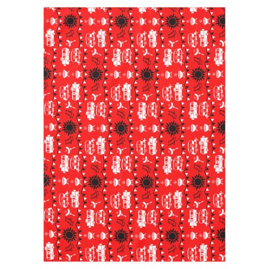 Caravan Camping Decor Tafelkleed (Voorkant)