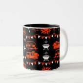Caravan Camping Decor Tweekleurige Koffiemok (Voorkant rechts)