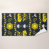 Caravan Camping Decoratie Badhanddoek (Badhanddoek)