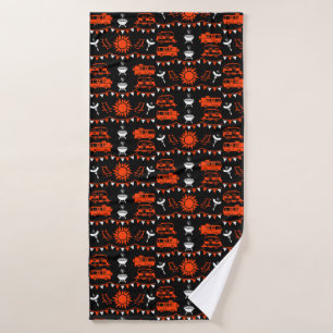 Caravan Camping Decoratie Badhanddoek