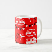 Caravan Camping Decoratie Koffiemok (Voorkant rechts)
