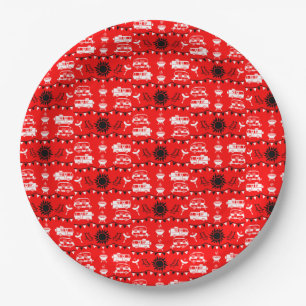 Caravan Camping Decoratie Papieren Bordje