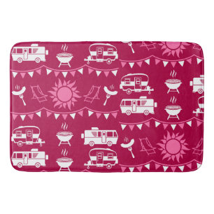Caravan Camping Home Decor Badmat