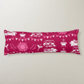 Caravan Camping Home Decor Lichaamskussen (Achterkant)