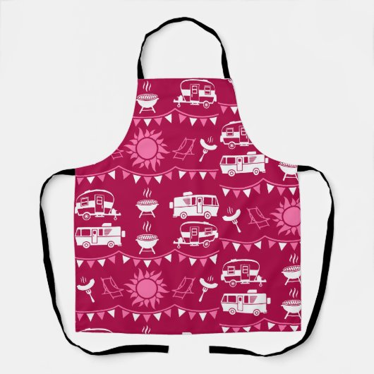 Caravan Camping Home Decor Schort (Voorkant)