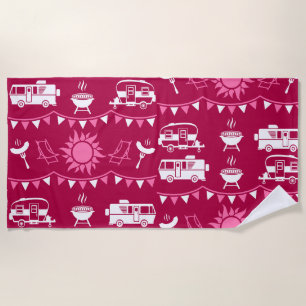 Caravan Camping Home Decor Strandlaken