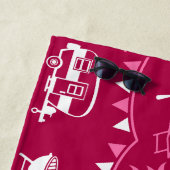 Caravan Camping Home Decor Strandlaken (In situ)