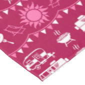 Caravan Camping Home Decor Tafelkleed (Gekanteld)