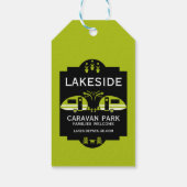 Caravan Camping Promotie Cadeaulabel (Achterkant)