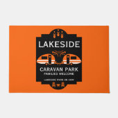 Caravan Camping Promotie Deurmat (Voorkant)