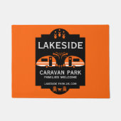 Caravan Camping Promotie Deurmat (Voorkant)