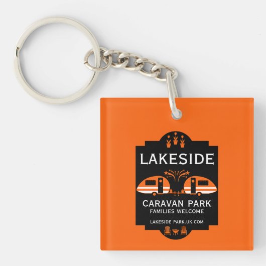 Caravan Camping Promotie Sleutelhanger (voorkant)
