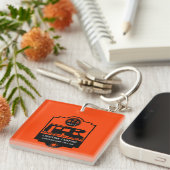 Caravan Camping Promotie Sleutelhanger (Voorkant Rechts)