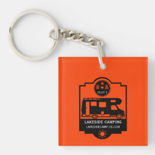 Caravan Camping Promotie Sleutelhanger