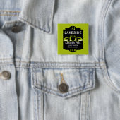Caravan Camping Promotie Vierkante Button 5,1 Cm (In situ)