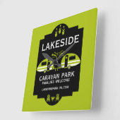 Caravan Camping Promotie Vierkante Klok (Hoek)