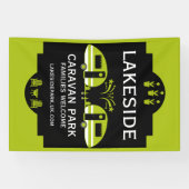 Caravan Campingplaats Promotie Spandoek (Horizontaal)