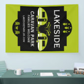 Caravan Campingplaats Promotie Spandoek (Beurs)