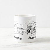 Caravan en Greenhouse Towed door een auto Koffiemok (Center)