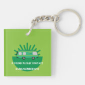 Caravan en Motorhome Clubs Sleutelhanger (Achterkant)