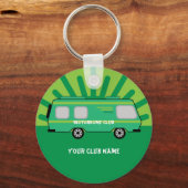 Caravan en Motorhome Clubs Sleutelhanger (Voorkant)