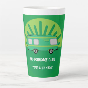 Caravan- en motorhomeclubs koffiemok sleutelhanger latte mok