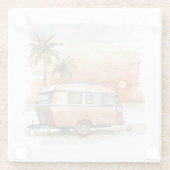 Caravan Glazen Onderzetter (Achterkant)
