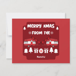 Caravan Happy Kerstmis Camping