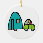 Caravan Keramisch Ornament (Achterkant)